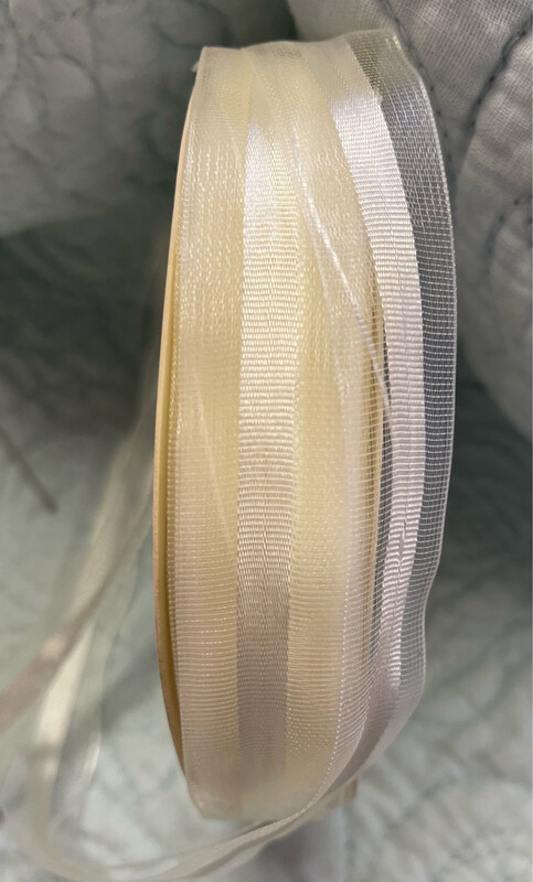 Ivory Pull Bow Tara 5/8" X 25 Yds.