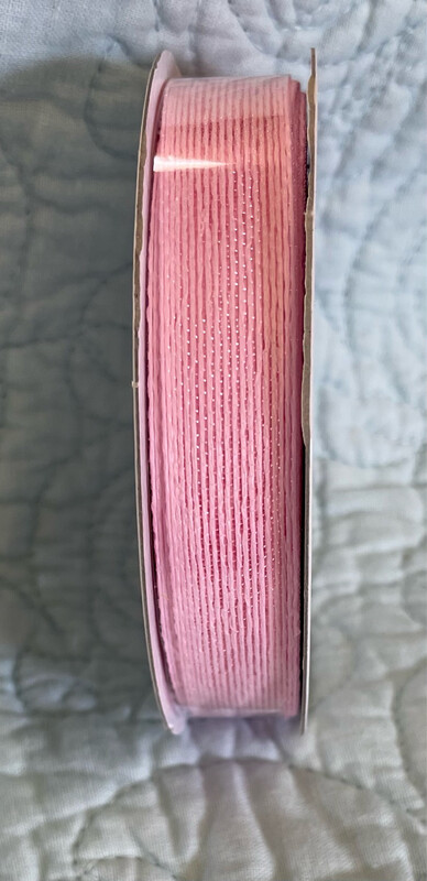 Lt. Pink Jute Ribbon 5/8" X 20 Yds.