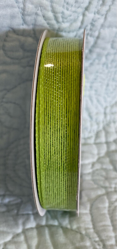 Lime Green Jute Ribbon 5/8" X 20 Yds.