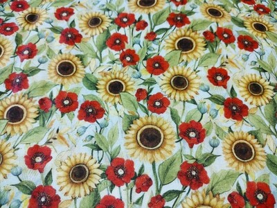 Tossed Floral with Sunflowers by Susan Winget for Springs Creative