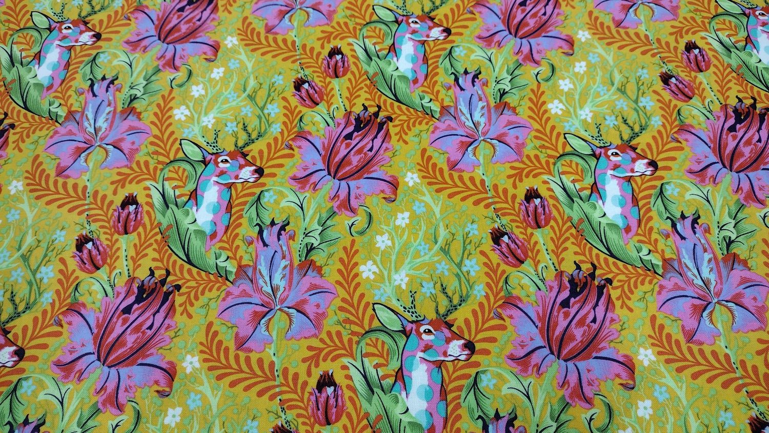Tiny Beasts Deer John in Glow by Tula Pink for Free Spirit