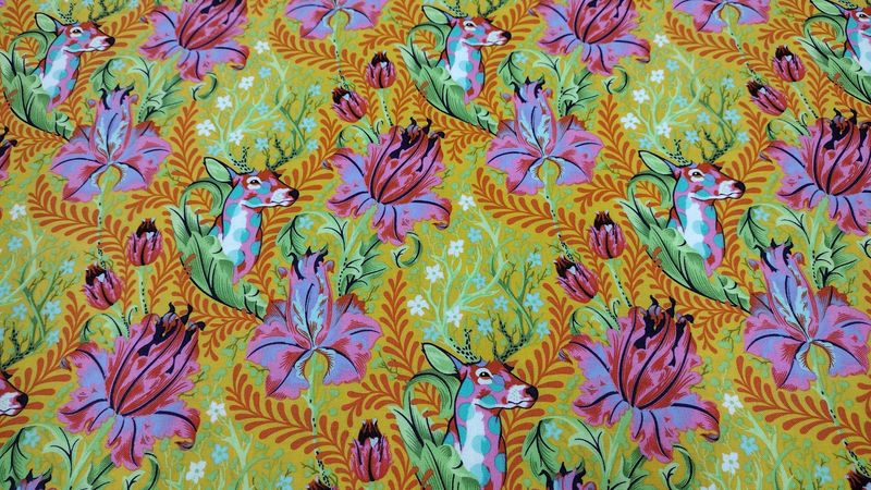 Tiny Beasts Deer John in Glow by Tula Pink for Free Spirit