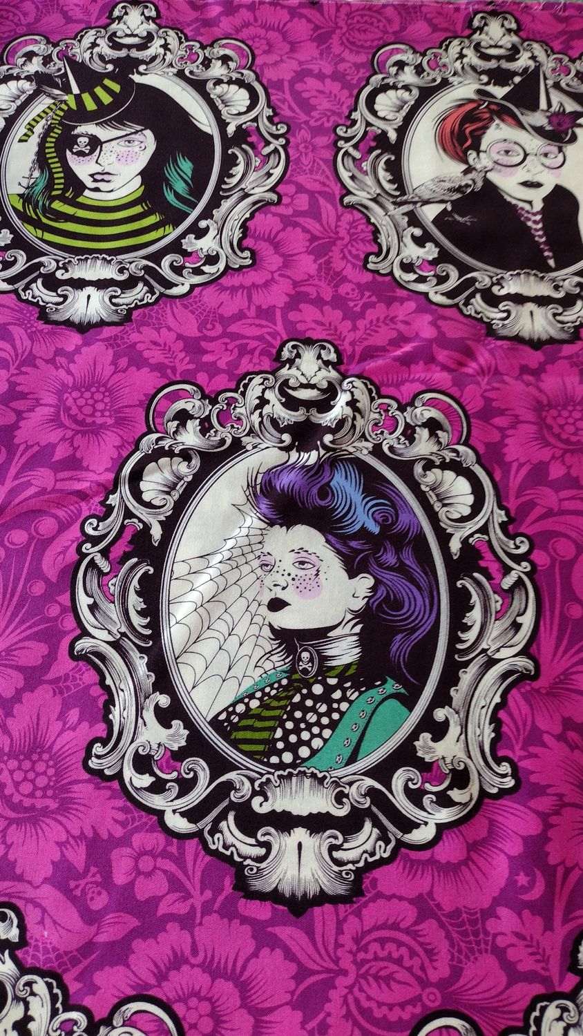 Nightshade (Deja Vu) Coven in Oleander by Tula Pink for Free Spirit