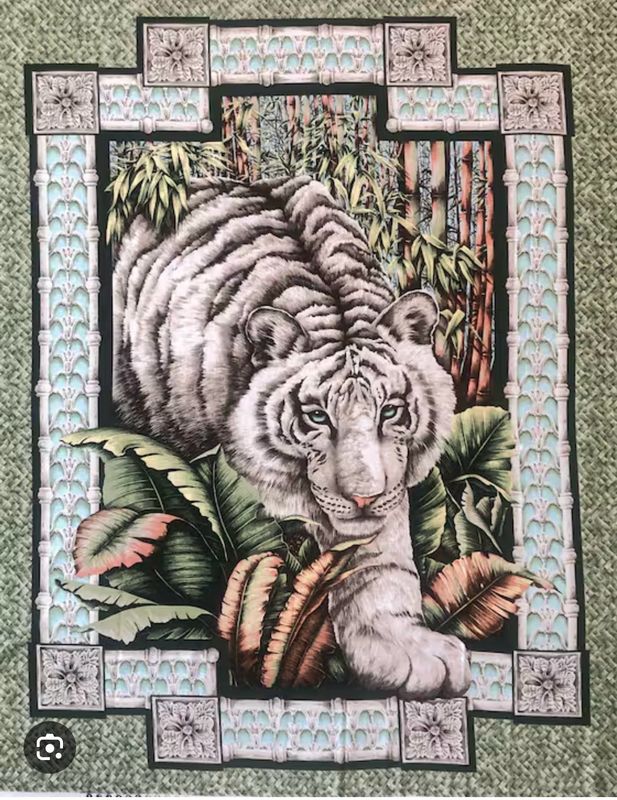 Alabaster Jungle Featuring White Tiger