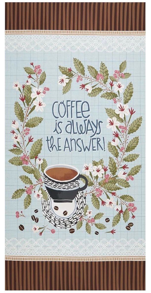 Coffee Is Always The Answer By Emma Schoenberg For Michael Miller Fabrics