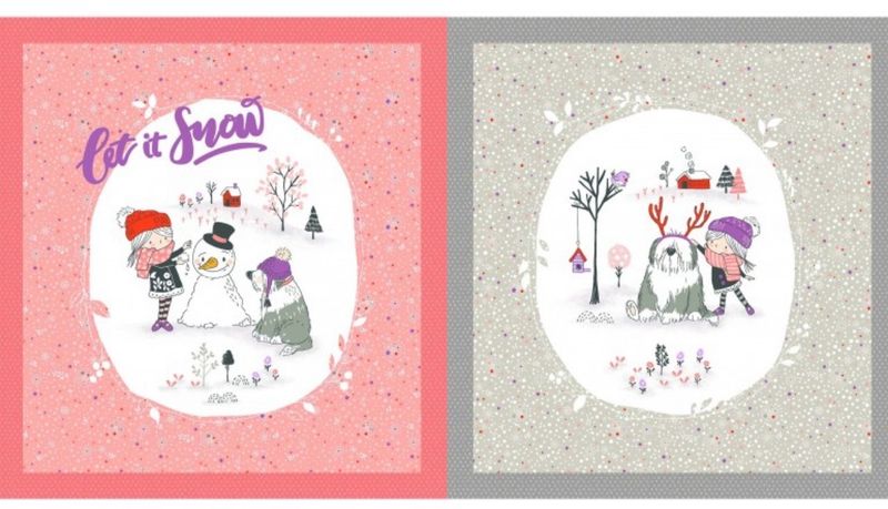 Winter Days Flurries -n- Fun By Lisa Glanz For Michael Miller Fabrics