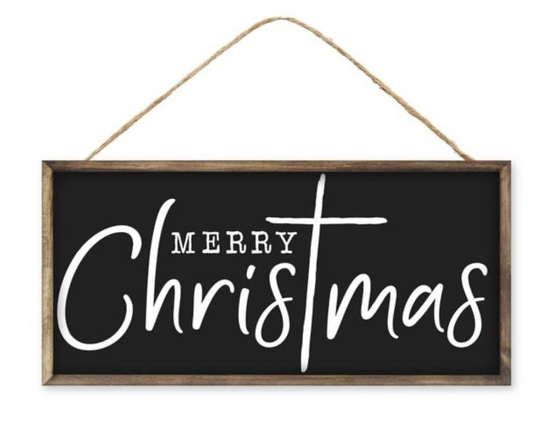 Merry Chris T Mas  Mdf Sign