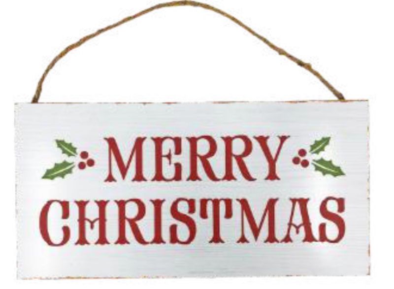 Merry Christmas Mdf Sign