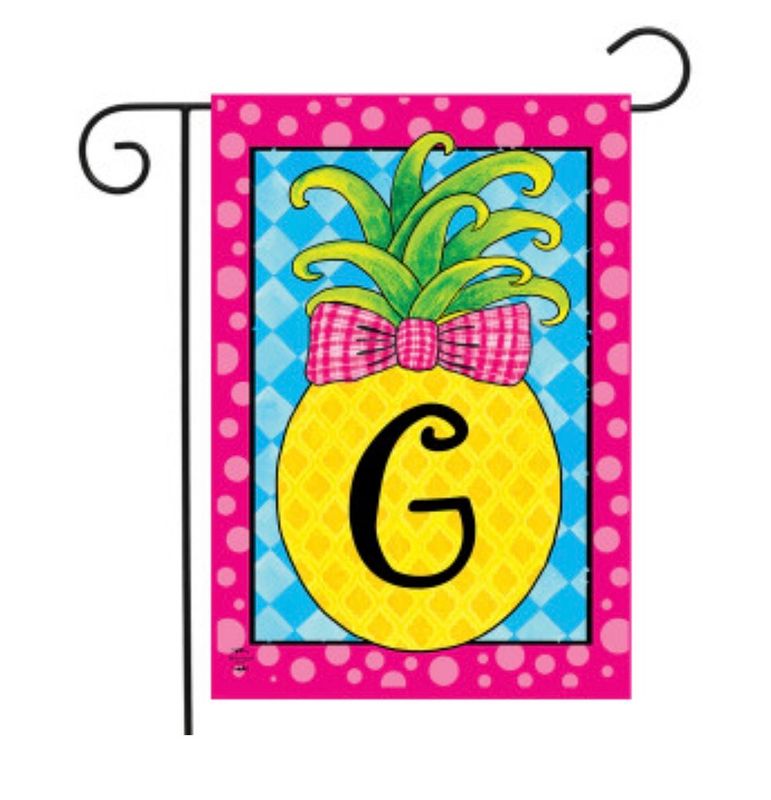 Pineapple Monogram Letter G