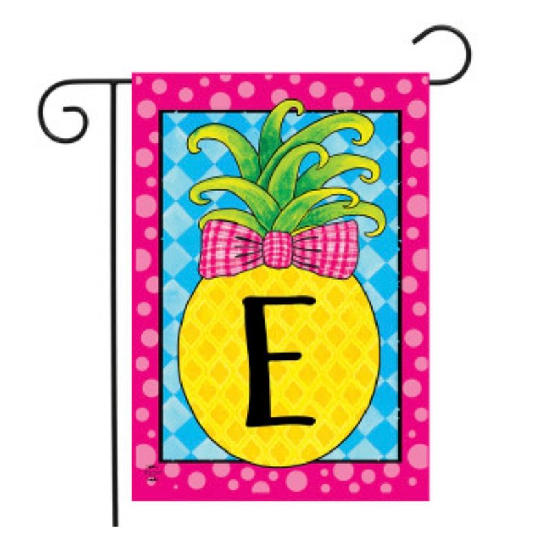 Pineapple Monogram Letter E