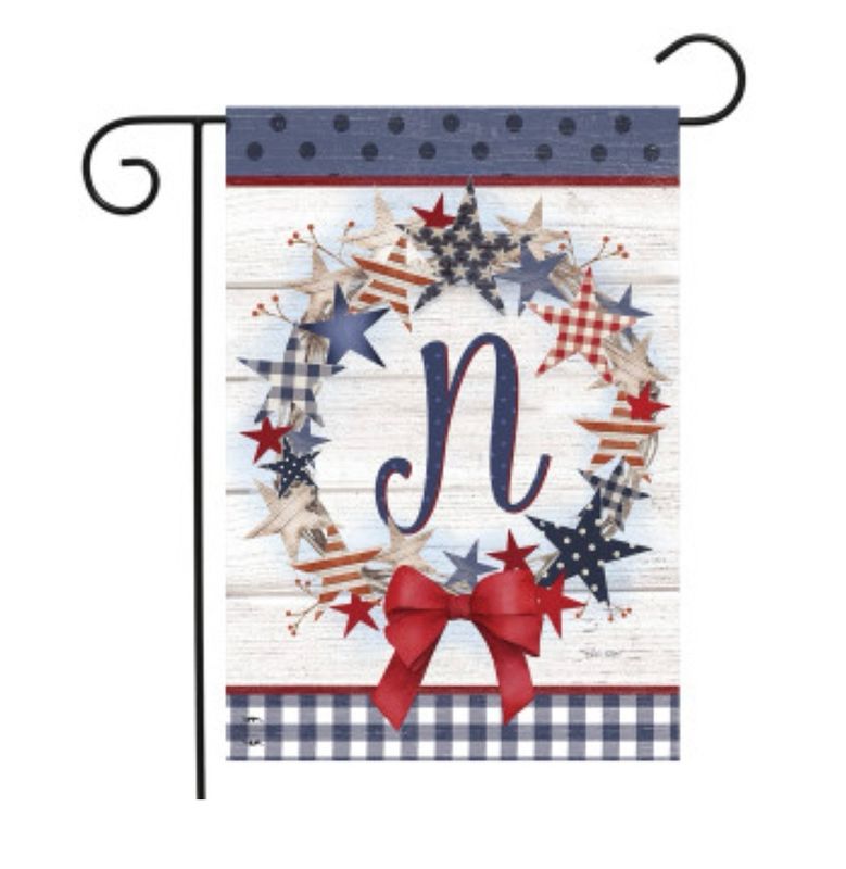 Patriotic Monogram N