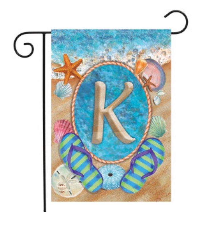 Summer Monogram Letter K