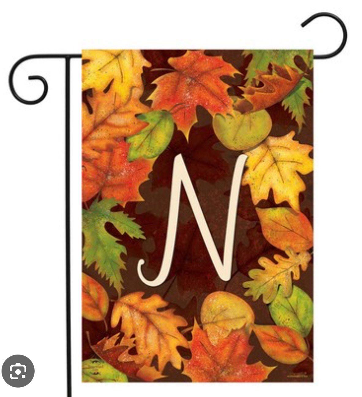 Fall Leaves Monogram N
