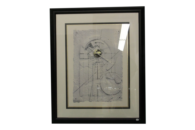 Large Abstract Framed Wall Art