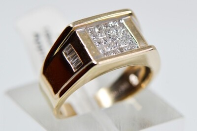 Gent's Diamond Melee Ring