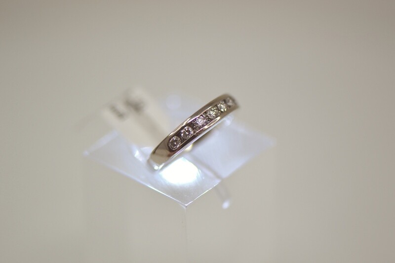Ladies Diamond Wedding Band