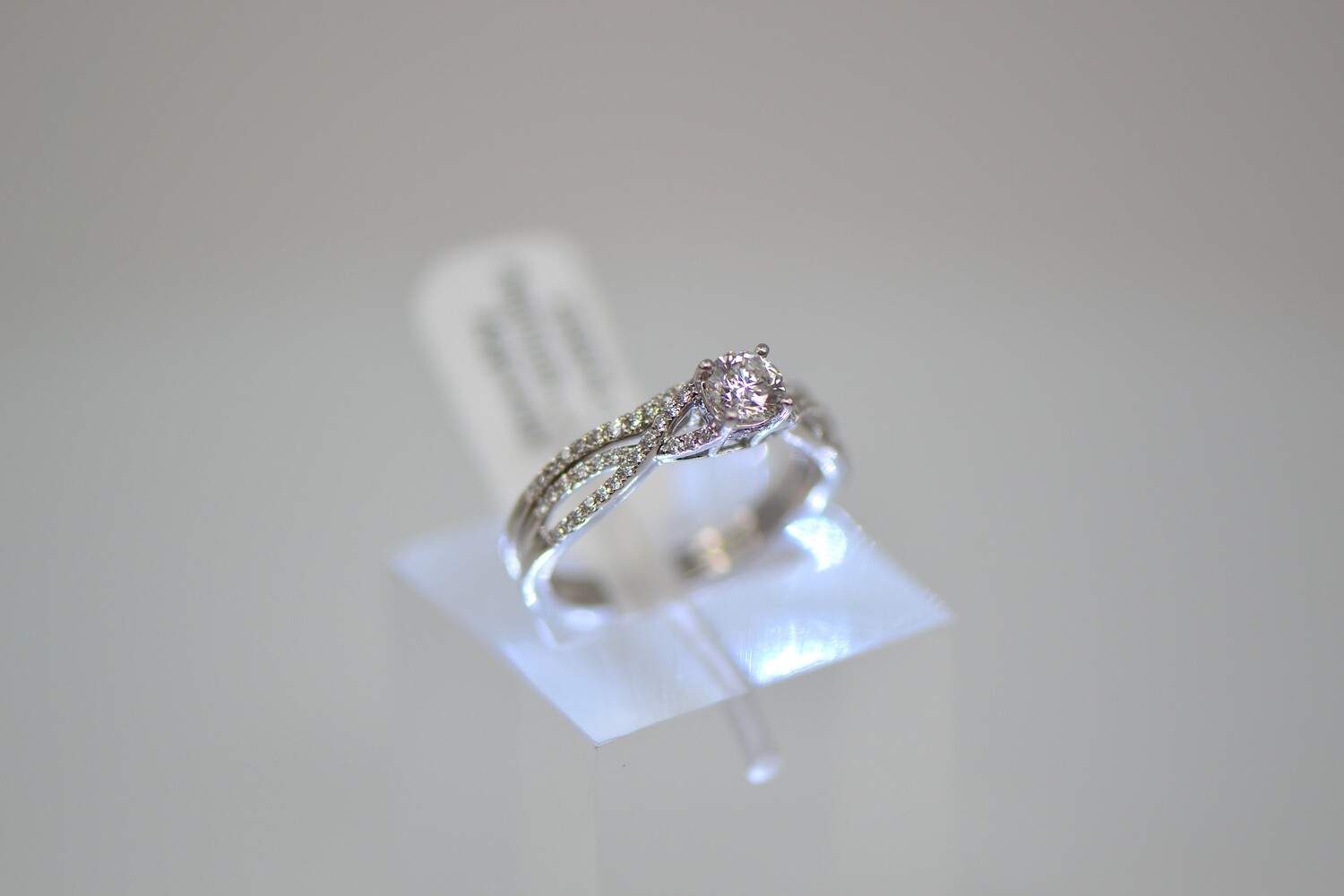 Ladies Two Piece Diamond Engagement Ring Set