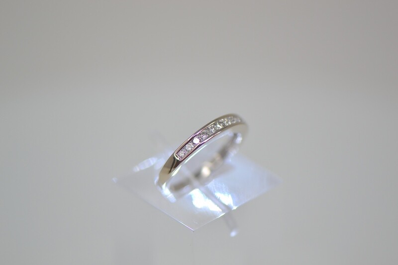 Ladies White Gold Diamond Wedding Band Ladies White Gold Diamond Wedding Band