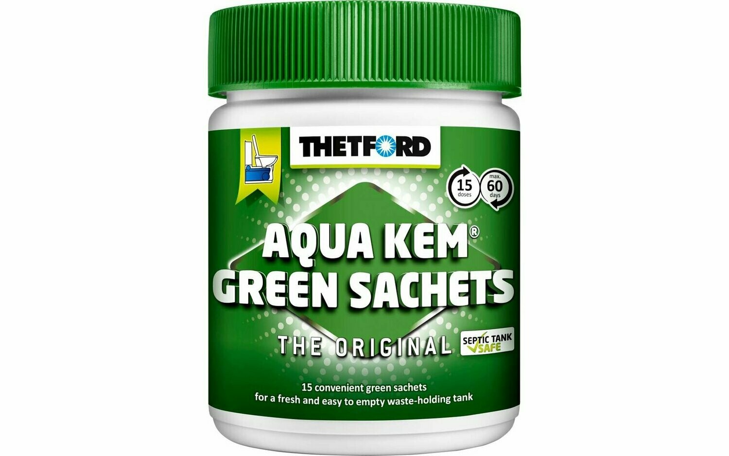 Thetford Aqua Kem Green Sachets 15 Tabs Sanitärzusatz