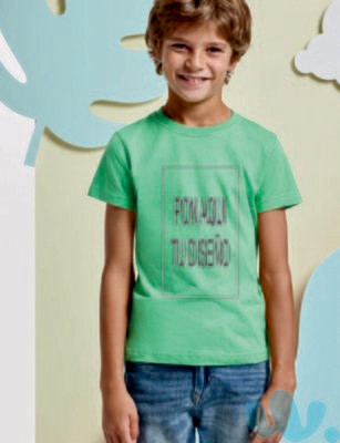 Camiseta Dogo Premium 6502 Roly Niño Manga Corta