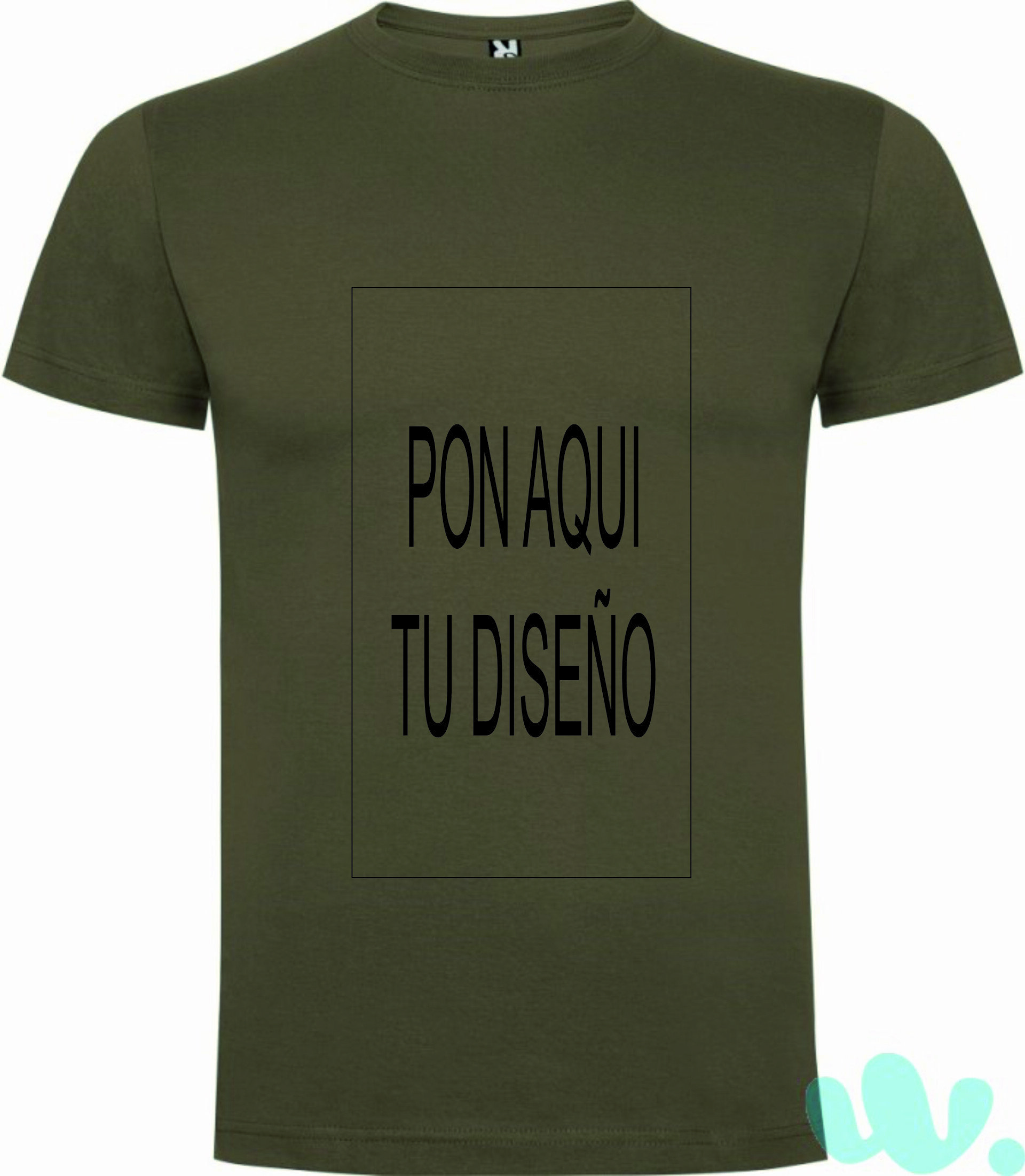 Camiseta Dogo Premium 6502 Roly Unisex Manga Corta