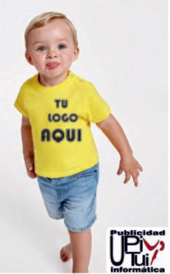 Camiseta Baby 6564 Roly Bebé Manga Corta