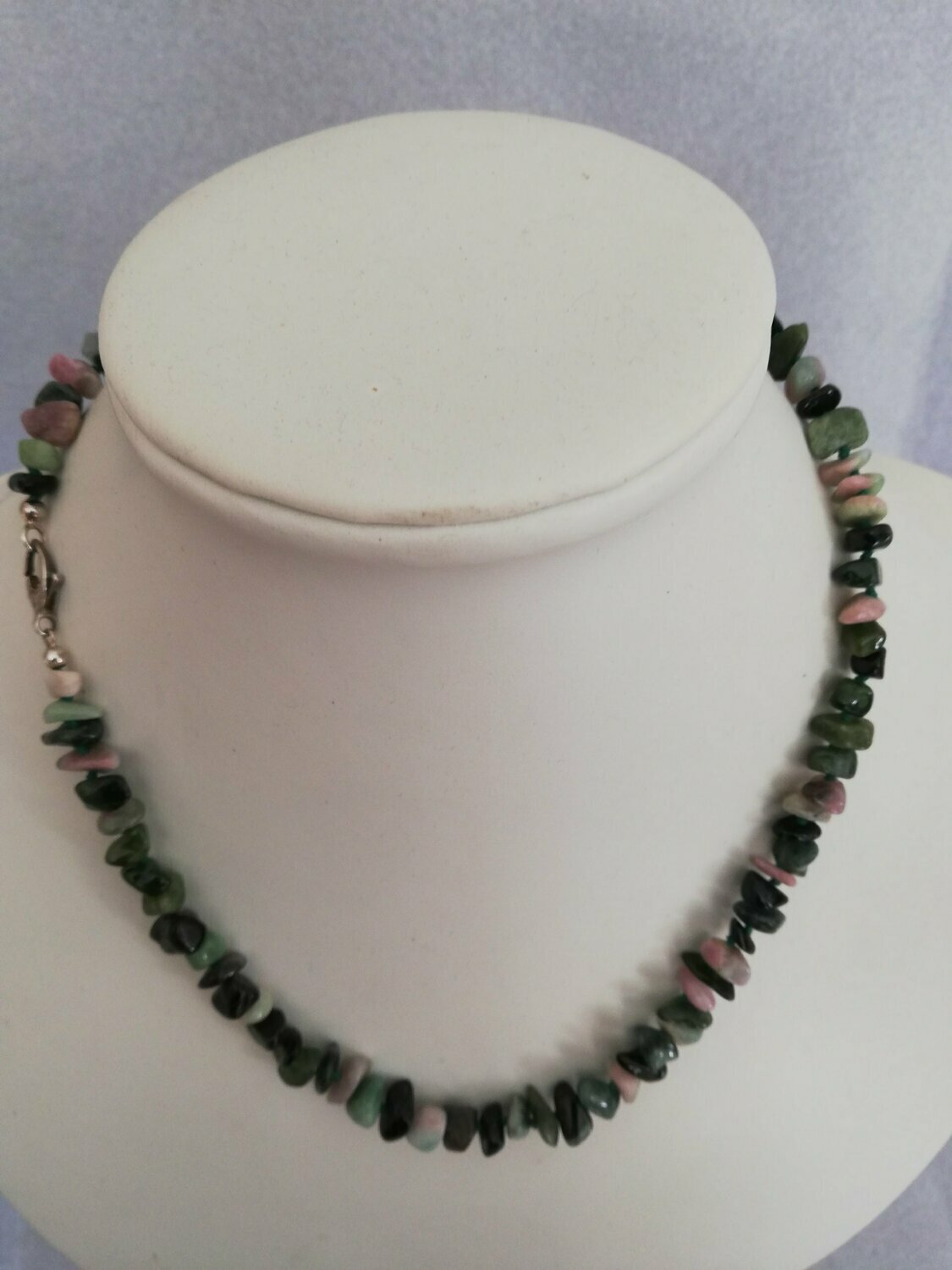 Turmalin-Kette 001, bunt barock M