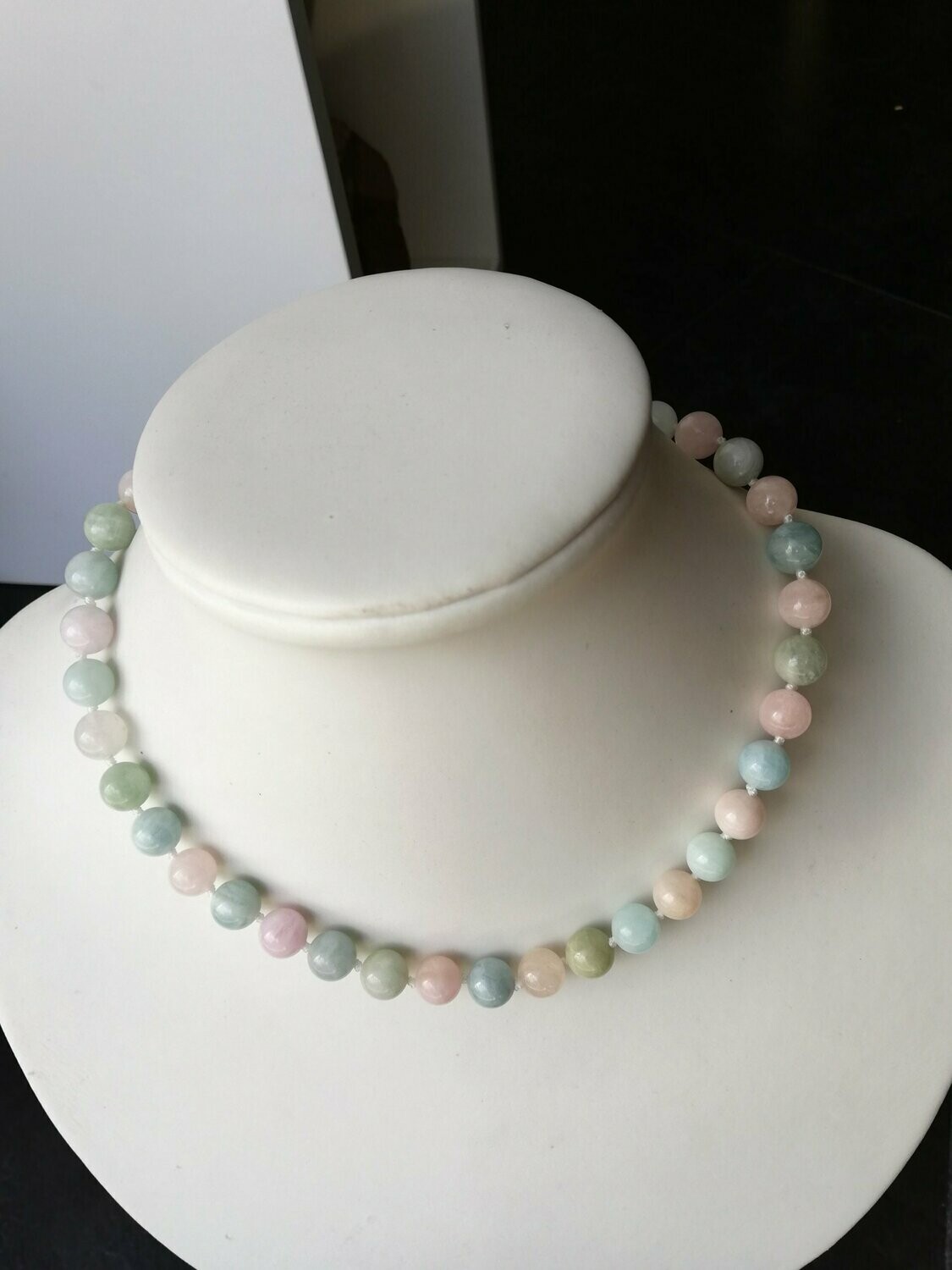Beryll-Kette 001, bunt, 10mm