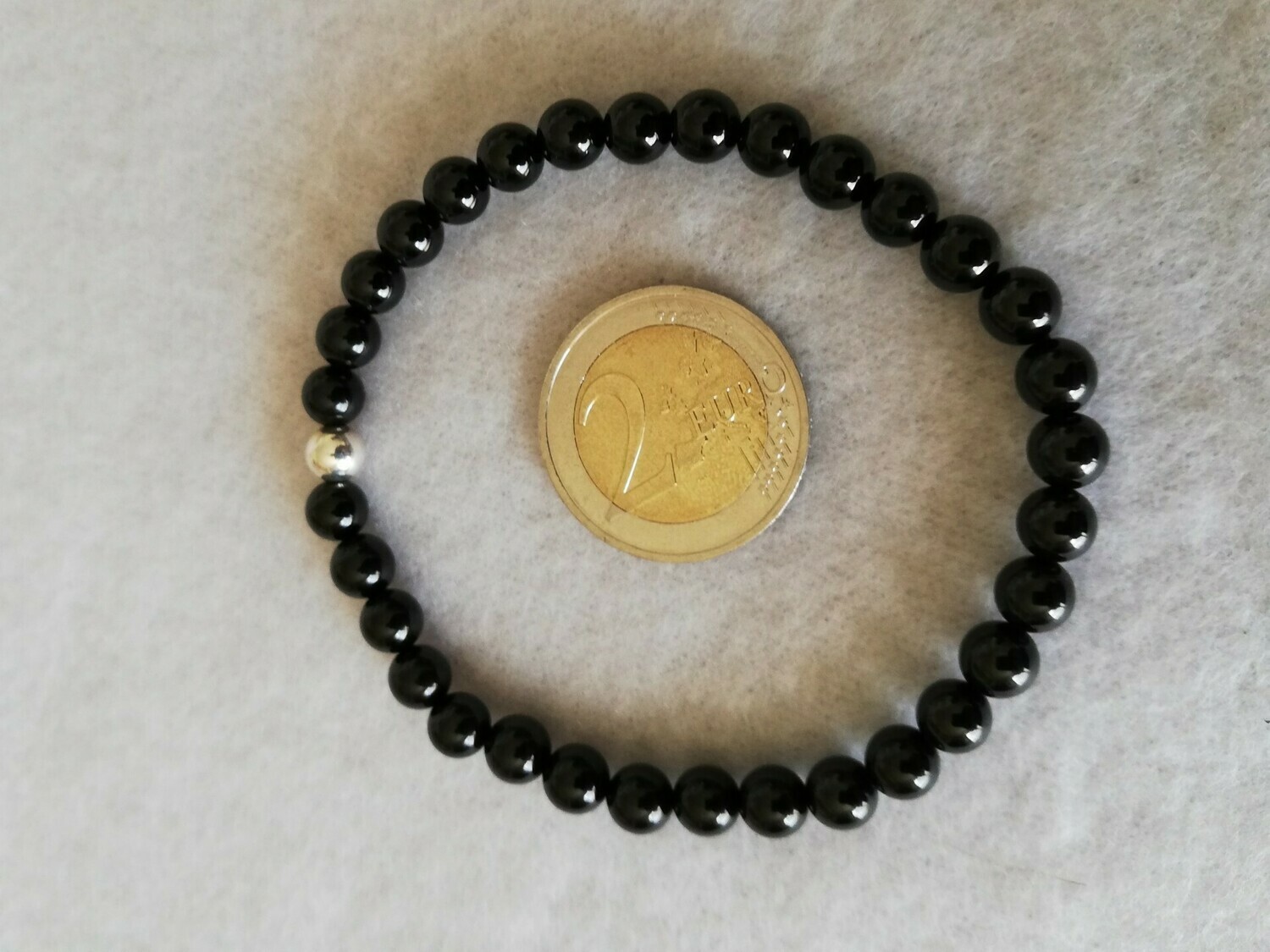 Turmalin-Armband 001, 6mm, 5,5 cm Durchmesser