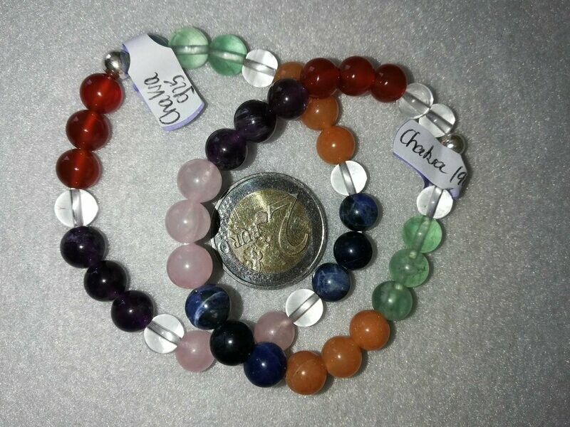 Chakra-Armband 001, 8mm
, 5 cm Durchmesser Chakra-Armband 001, 8mm
, 5 cm Durchmesser