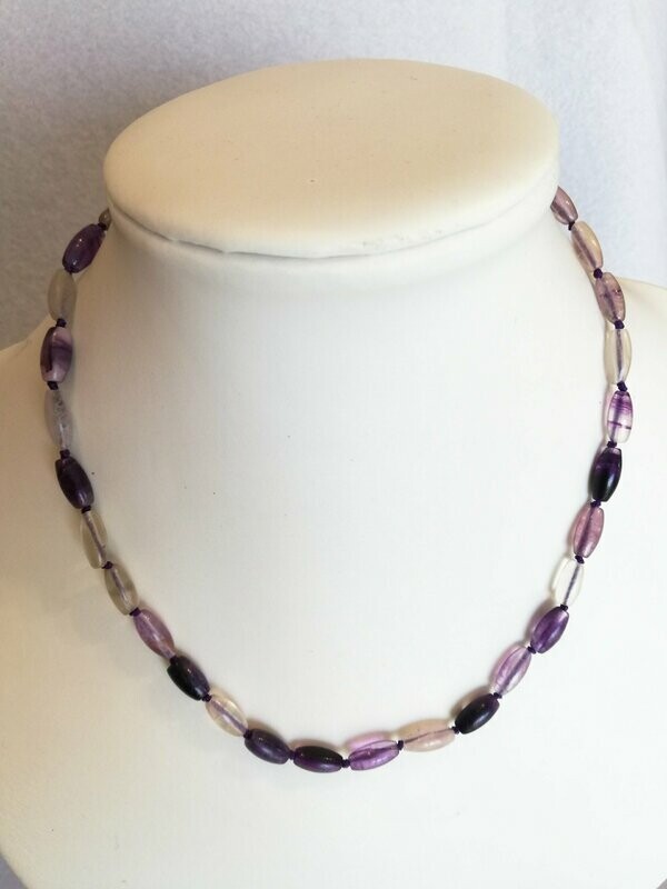 Fluorit-Kette 005 oval Fluorit-Kette 005 oval