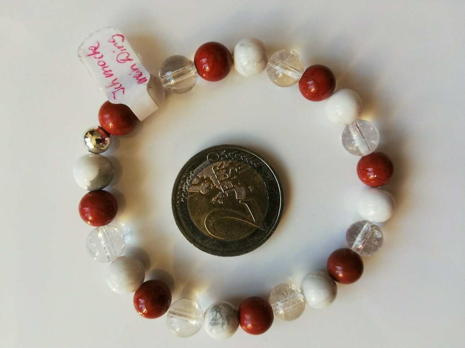 Ich mache mein Ding Armband 001, Kugeln 8mm - ca. 18.5 cm Umfang