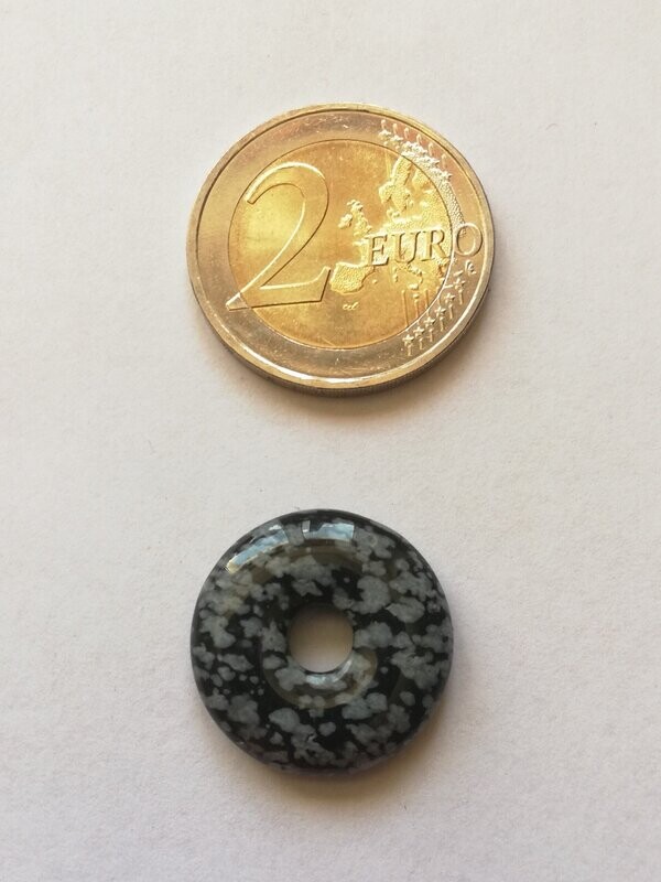 Donut 20 mm Schneeflockenobsidian Donut 20 mm Schneeflockenobsidian