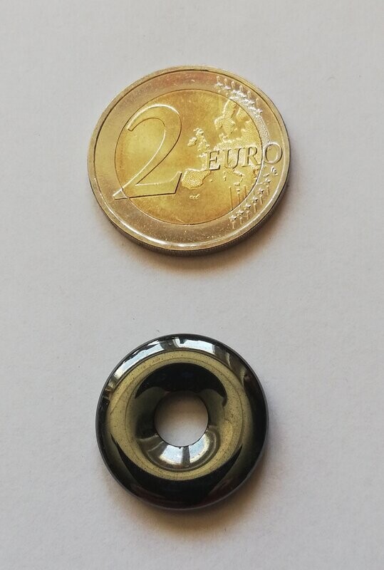 Donut 20 mm Hämatit