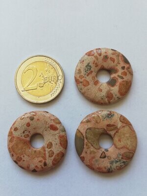 Donut 30 mm Onkolith (Leopardit)