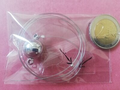 Reparaturset Magnetverschluss 14mm (unecht) für Ketten bis max. 60 cm