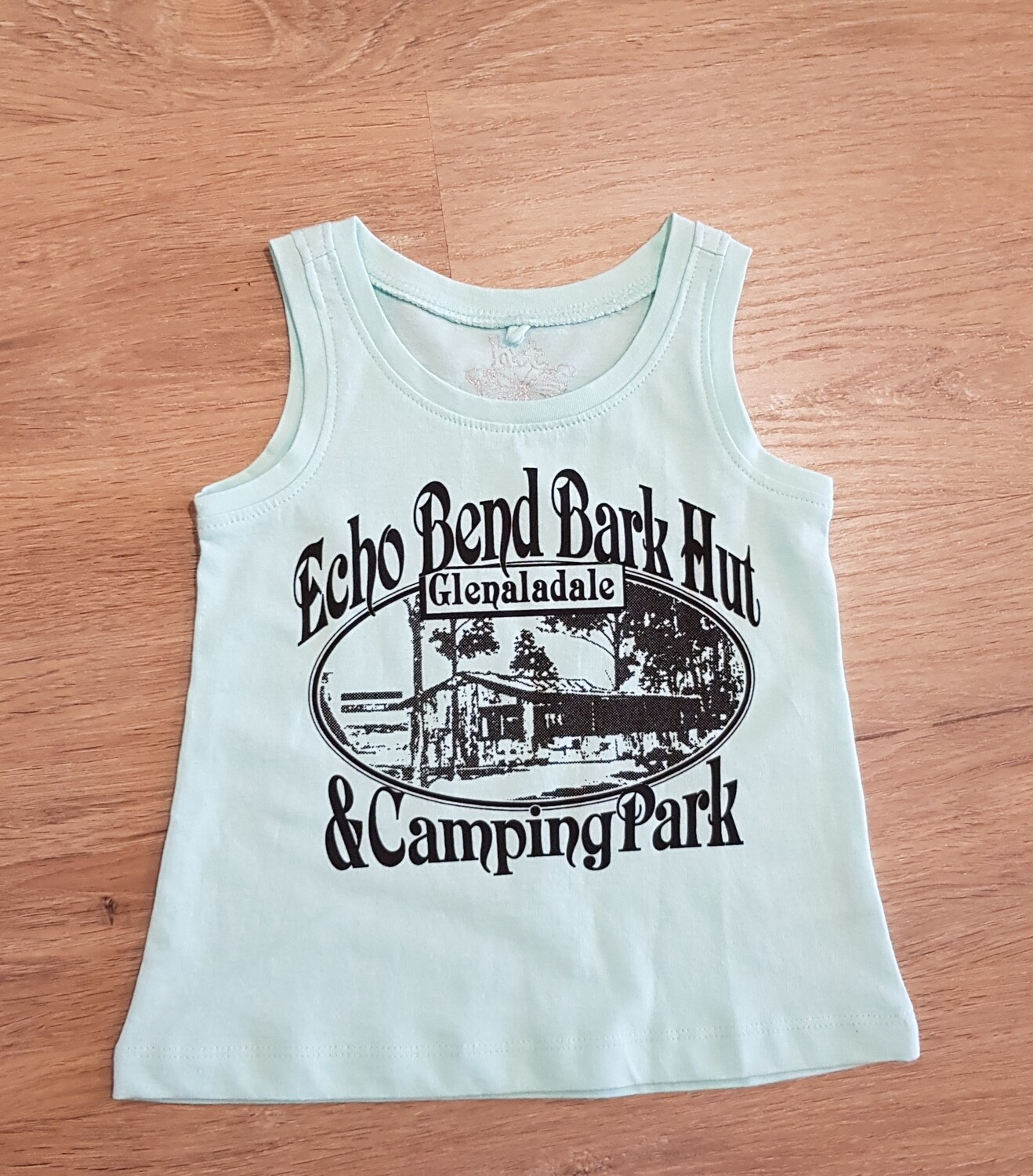Girls Singlet Teal Size 1