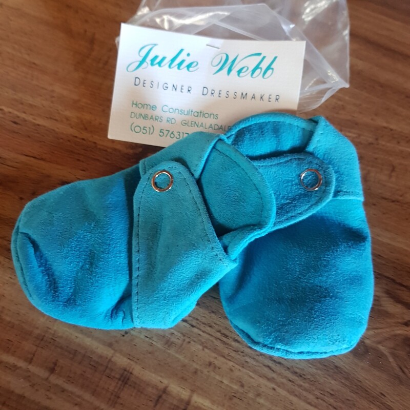 Blue Baby Booties