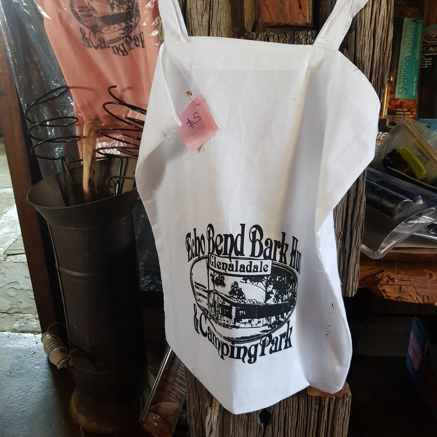 Echo Bend Printed Tote Bag
