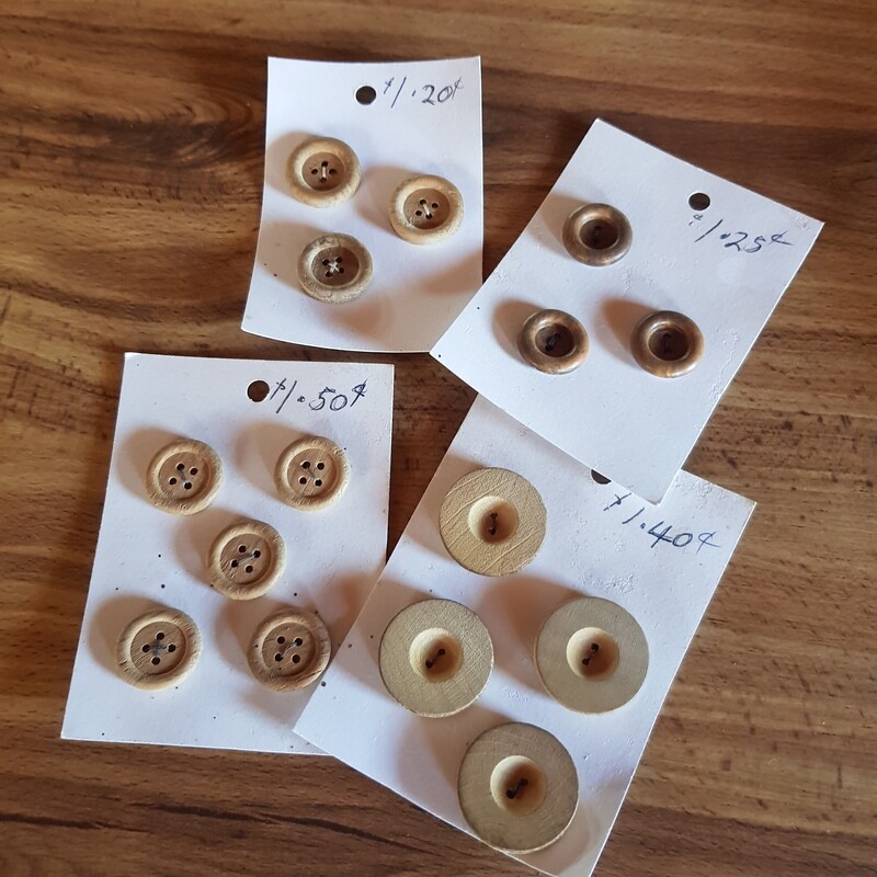 Wooden Buttons
