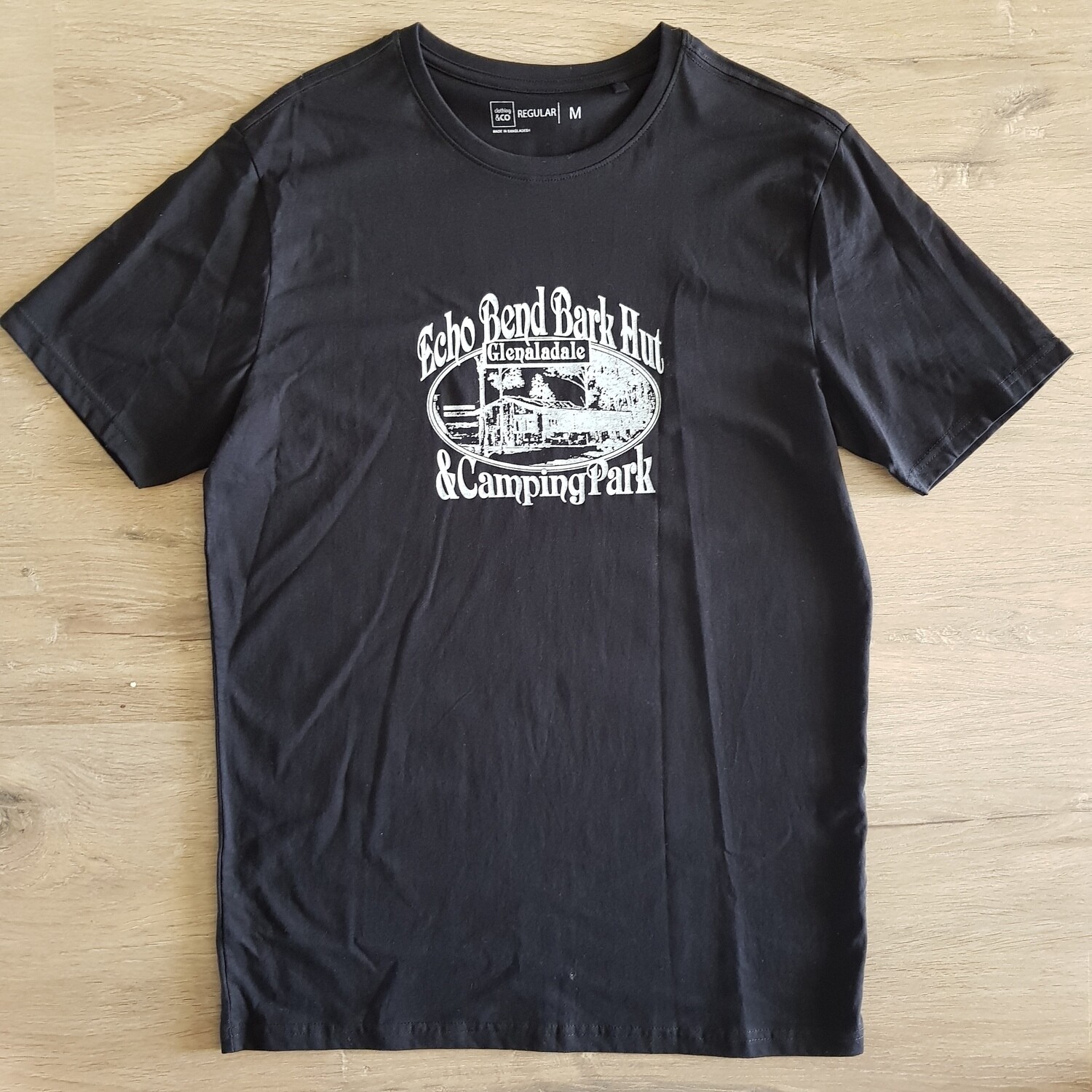 Mens Black T-Shirt Size Medium