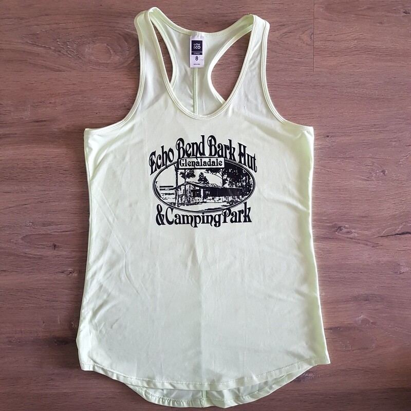 Womens Yellow Active Singlet Size 8