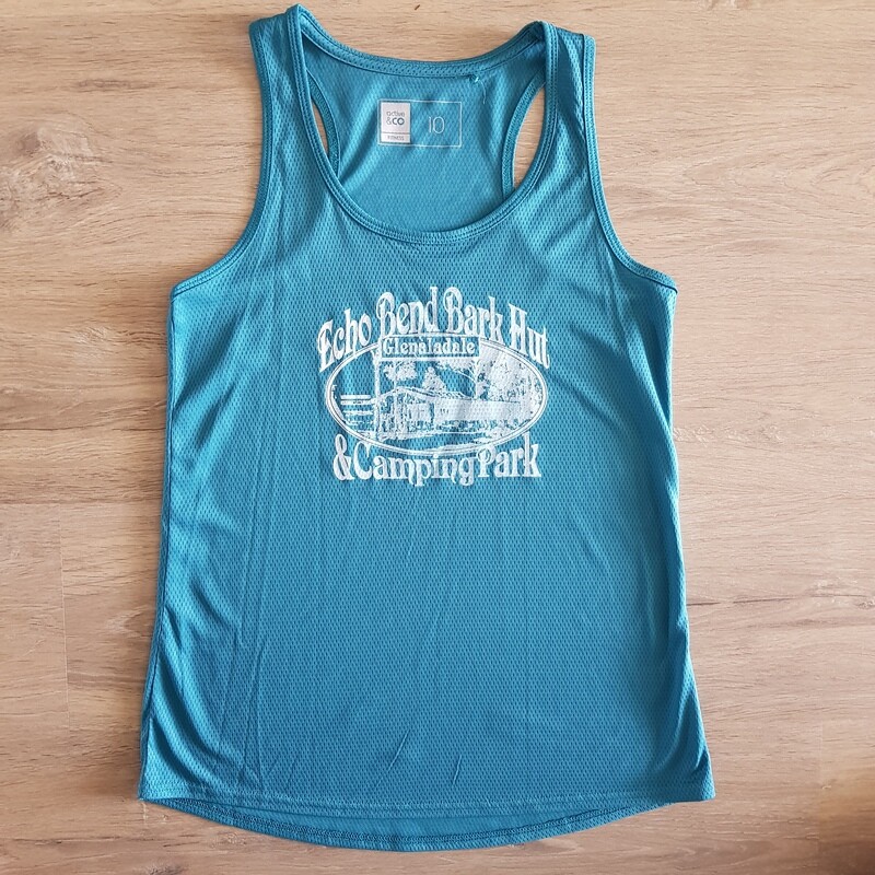 Womens Green Active Singlet Size 10