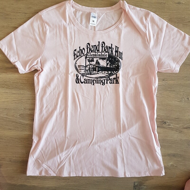 Womens Pale Pink Tshirt Size 16