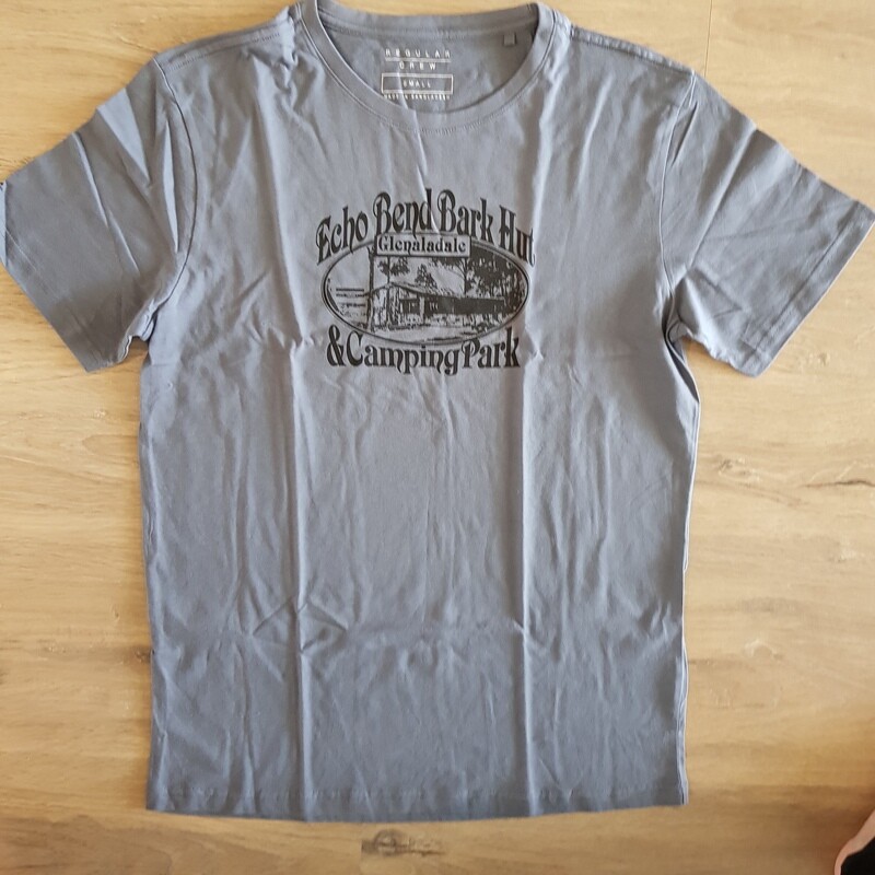 Mens Blue T-Shirt Size SMALL