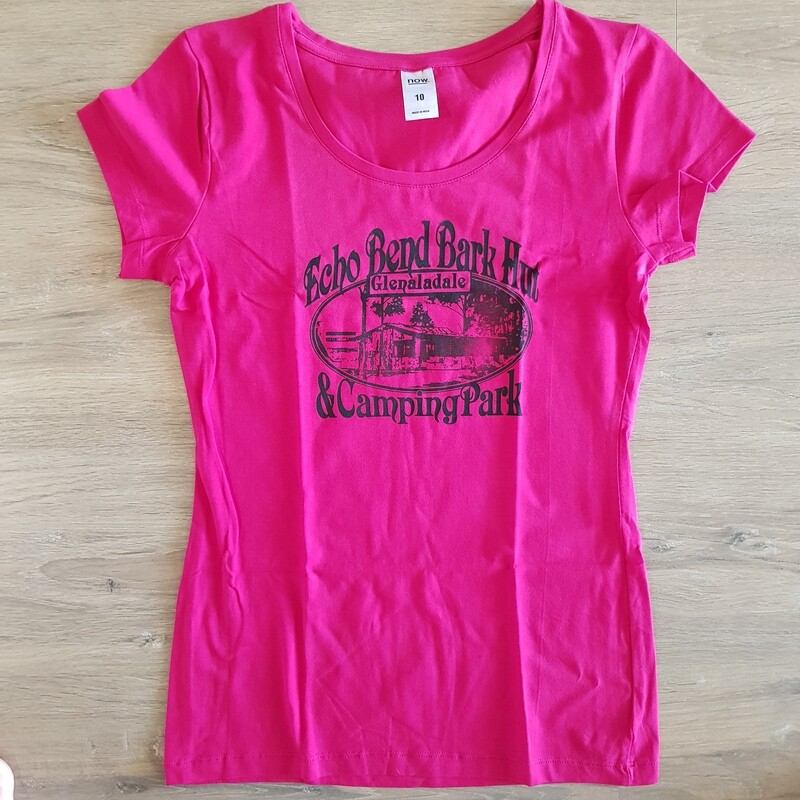 Womens Dark Pink Tshirt Size 10
