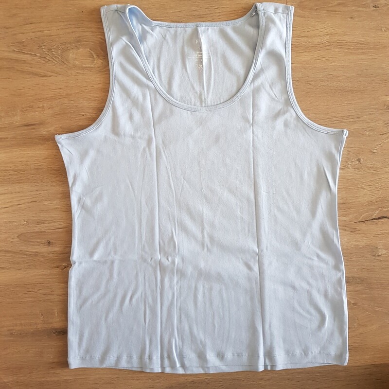 Womens Singlet Light Blue Size 24 - Print on back