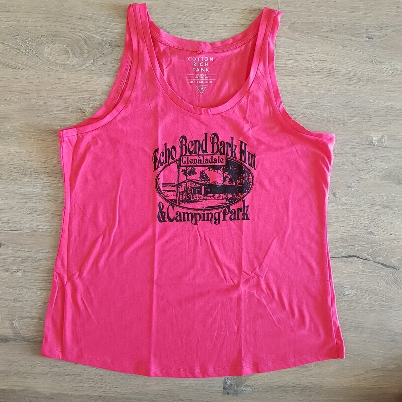 Womens Red Singlet Size 16
