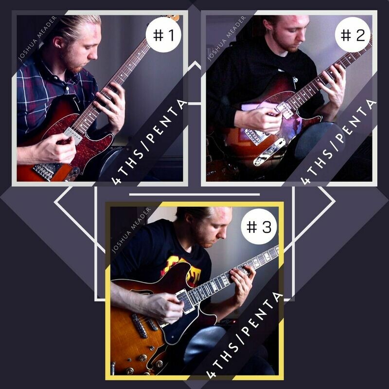 ALL THREE 4ths/Pentatonic Lines || Official TABS + Music Notation
