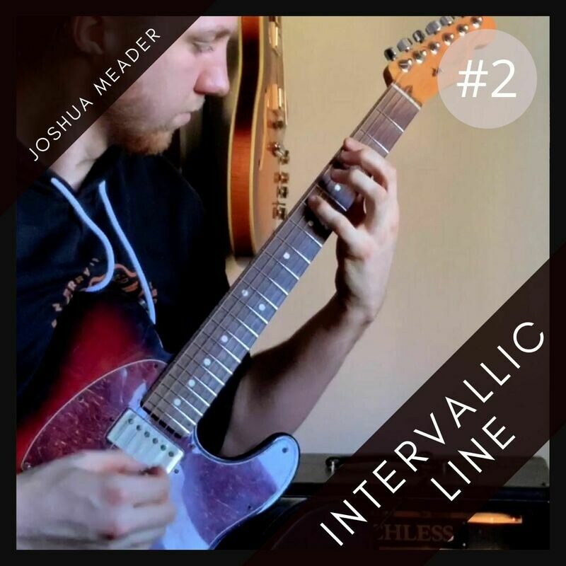 Intervallic line #2 || TAB + Music Notation